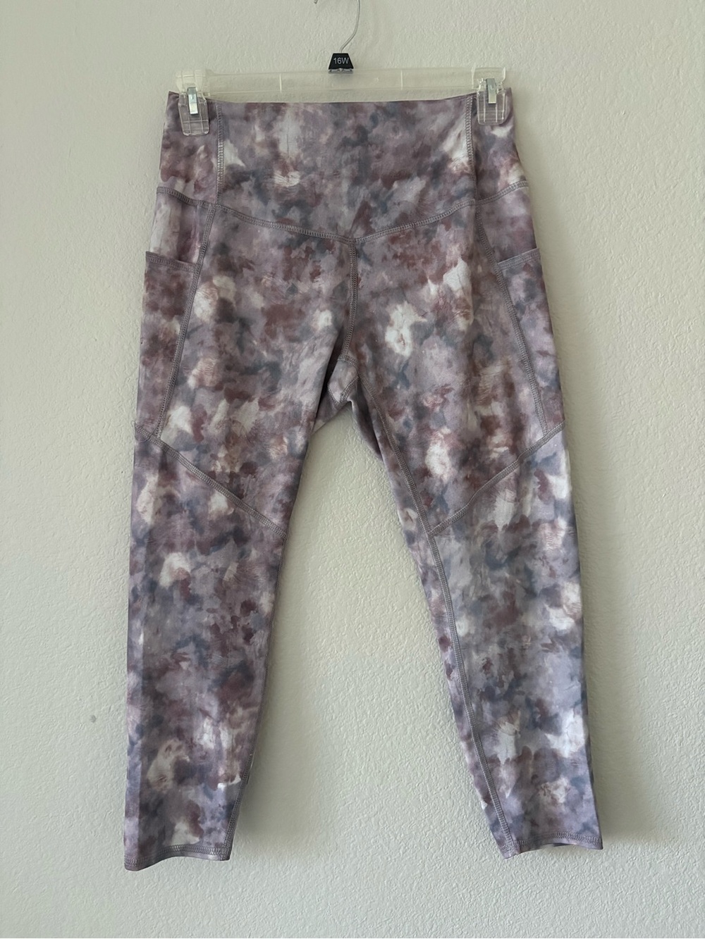 Evolution and Creation Mauve Pink Tie-Dye Leggings